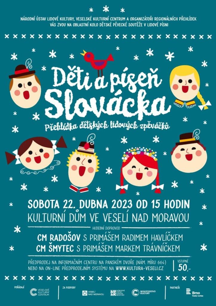 plakát Děti a píseň Slovácka