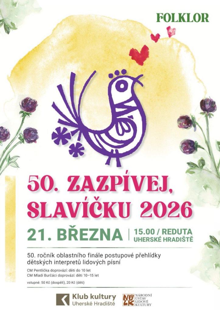 plak&aacute;t k soutěži 50. zazp&iacute;vej, slav&iacute;čku 2026